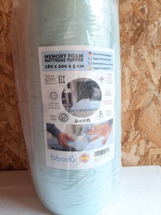 Memory Foam Mattress Topper Bbodü 180x200x5cm