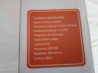 Proyector LED UC40 - Blanco/Negro