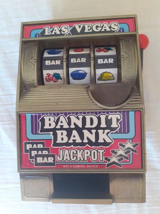 Tragaperras Bandit Bank vintage