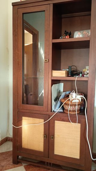 Mueble salón madera