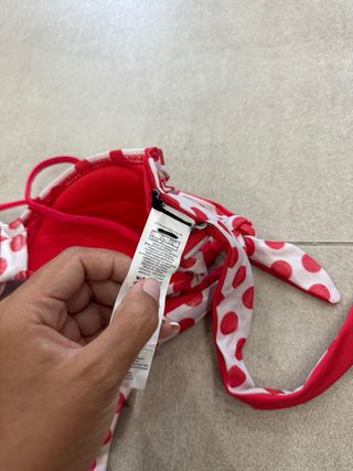 Bikini 2 pezzi: rosso e nero