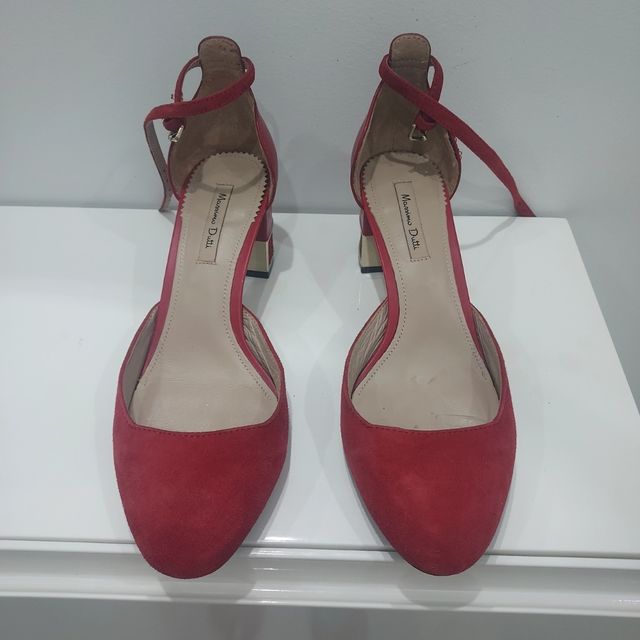 Zapatos Massimo Dutti rojos