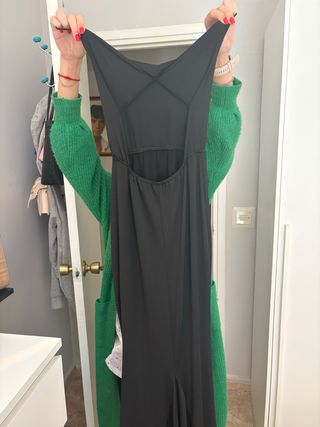 Vestido largo negro elegante