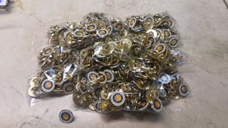 Pins Concha Camino Santiago. Lote de 437 Uds.