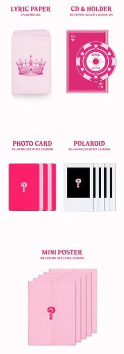(G)I-DLE - I Feel (6th Mini Album) - Opción: Queen (naipe)