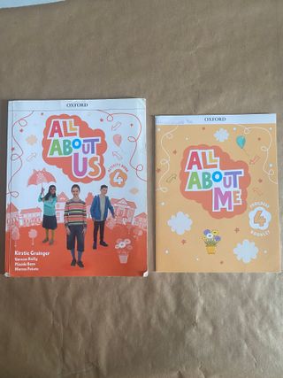 Libro inglés All About Us 4. Oxford