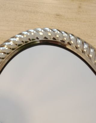 Espejo tocador plateado - Alpadur