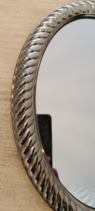 Espejo tocador plateado - Alpadur