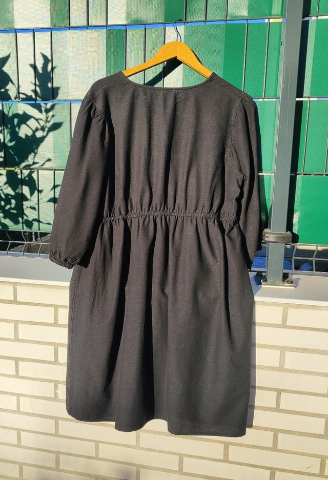 Vestido negro premamá verano