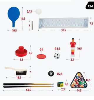 Mesa multijuegos 4 en 1 NUEVA