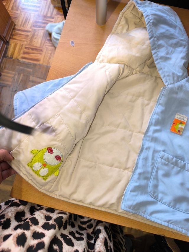 Abrigo bebé 12-18 meses doble faz