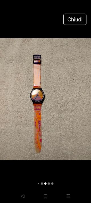 Swatch Orologio Vintage Multicolore