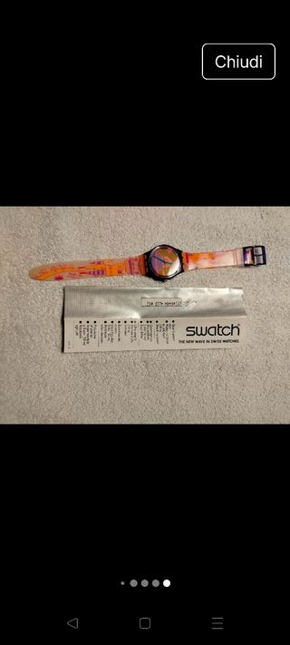 Swatch Orologio Vintage Multicolore