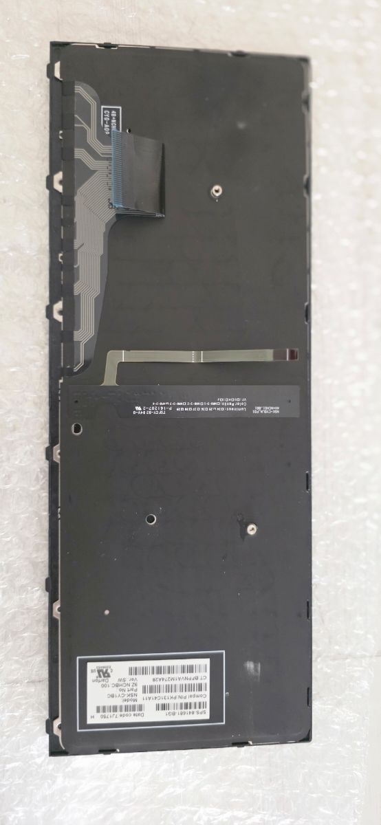 Teclado suizo - Reemplazo.