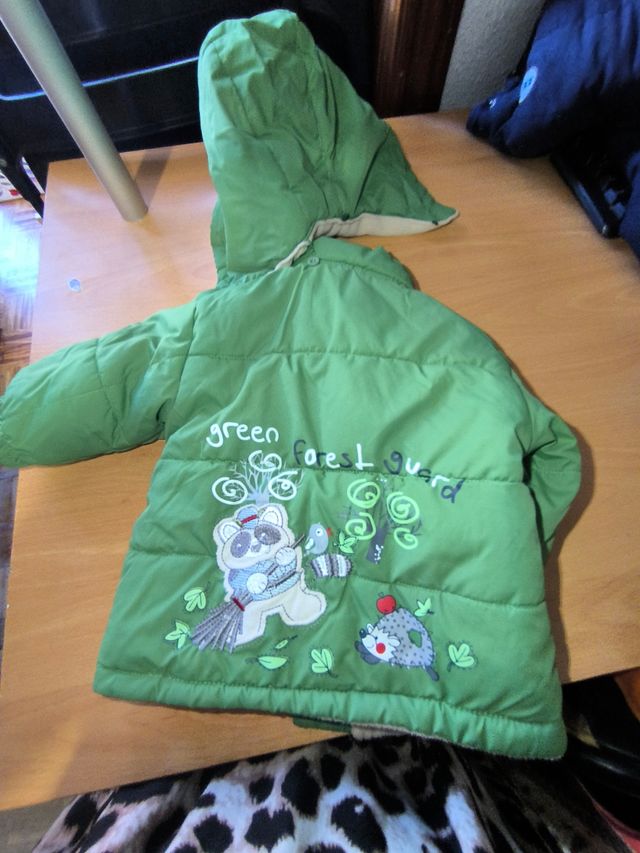 Abrigo bebé 3-6 meses - Verde