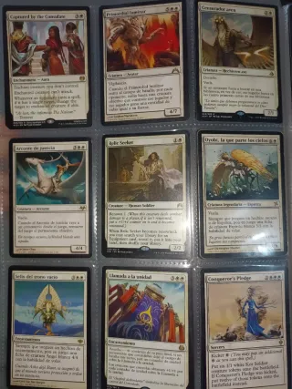 36 cartas blancas raras Magic the Gathering
