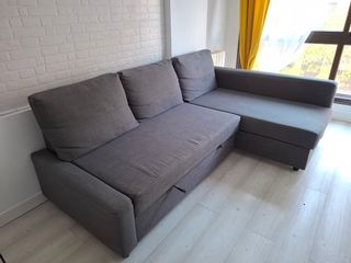 Sofá cama Friheten chaise longue gris