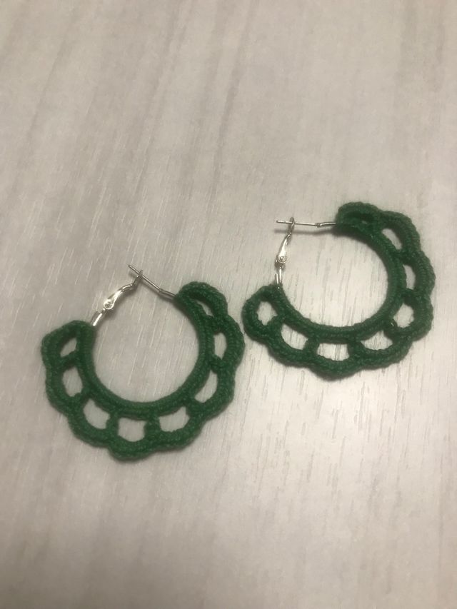 Orecchini uncinetto 6 paia fatti a mano