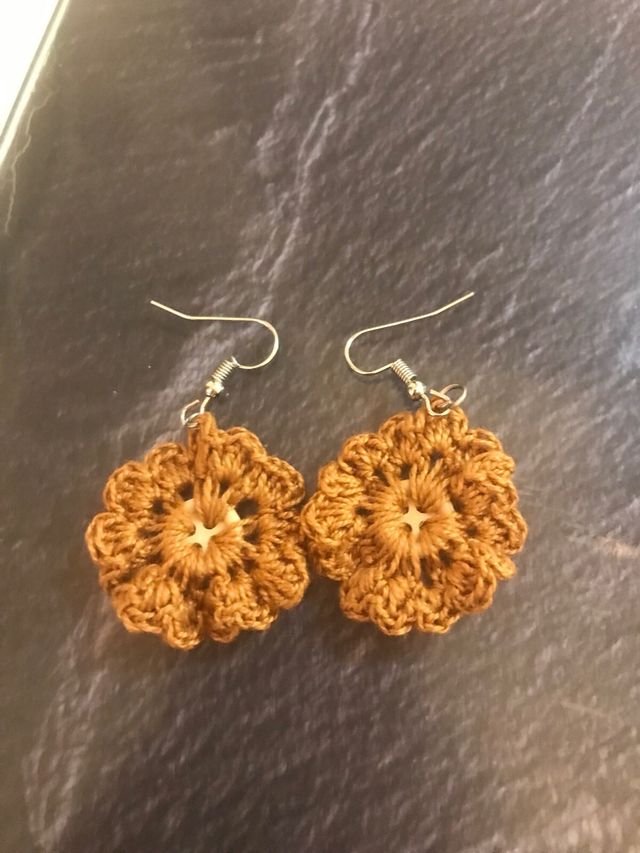 Orecchini uncinetto 6 paia fatti a mano