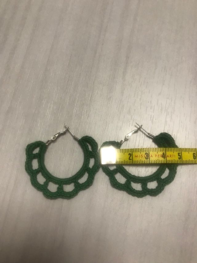 Orecchini uncinetto 6 paia fatti a mano