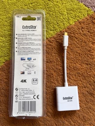 Adaptador HDMI a USb C ExtraStar HC1216