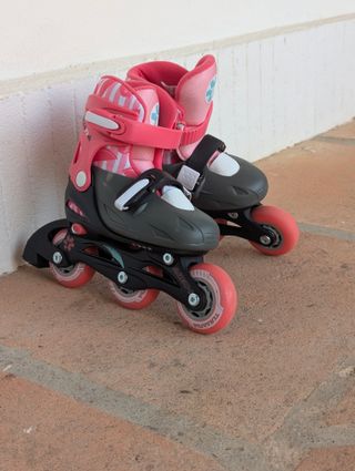Patines Tijuana línea niña rosa, 27-30