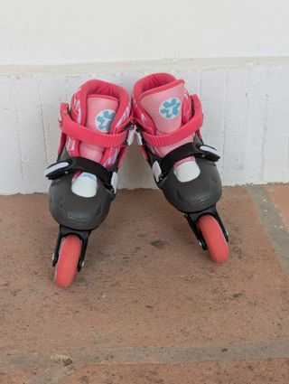 Patines Tijuana línea niña rosa, 27-30