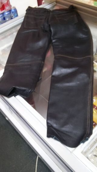 Pantalones Piel Cuero Talla M