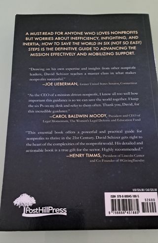 How to Save the World in Six (Not So Easy) Steps: Bringing Out the Best in Nonprofits