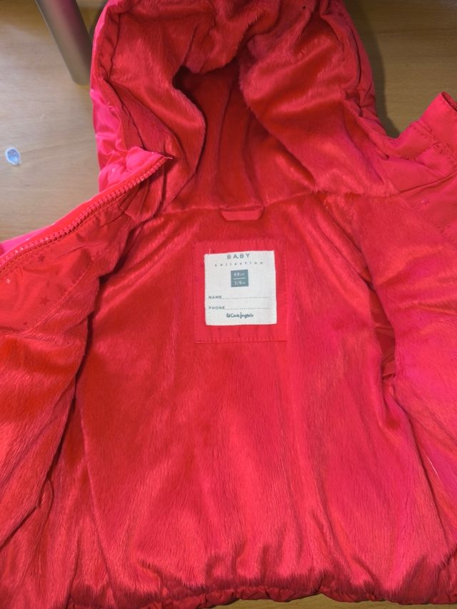 Abrigo bebé niña 3-6 meses