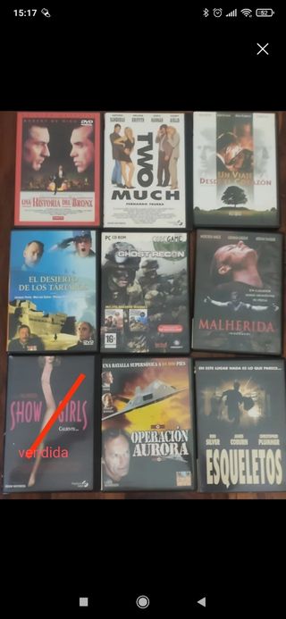 9 Películas DVD Variadas