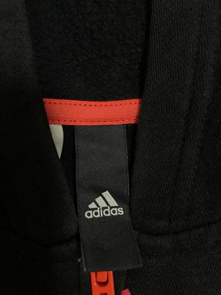 Chaqueta Adidas niña negra-rosa