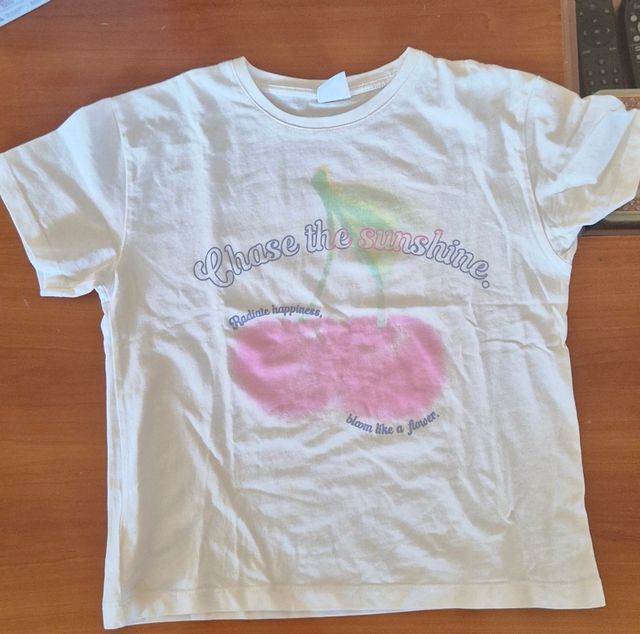 Camiseta Zara estampada niña 9-10
