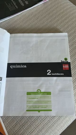 Química. 2 Bachillerato. Savia