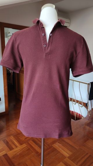 Polo Zara Bordeaux Tg.S