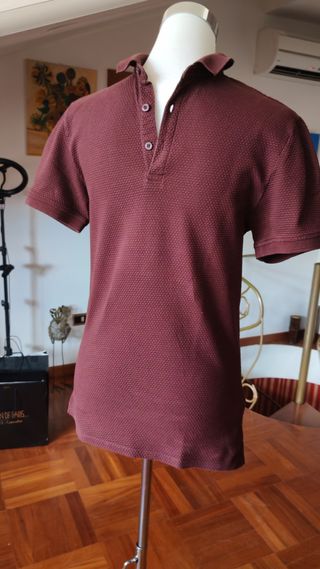 Polo Zara Bordeaux Tg.S