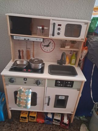 Cocinita juguete madera infantil