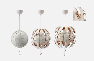 Lámpara colgante estilo Death Star
