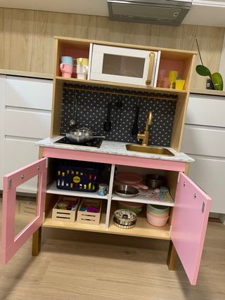 Cocinita juguete Ikea DIY con accesorios