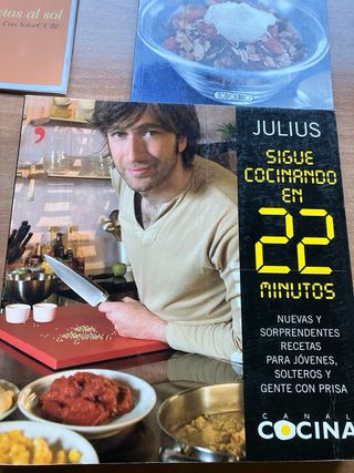 Lote libros de cocina (precio por todo)
