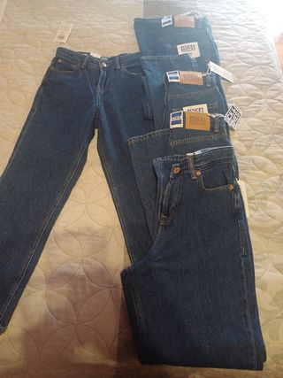 2 Vaqueros Jack & Jones Azul niño nuevos etiqueta
