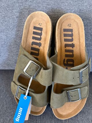 Sandalias mtng - Verde Oliva - Talla 42