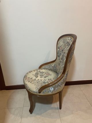 Butaca vintage floral