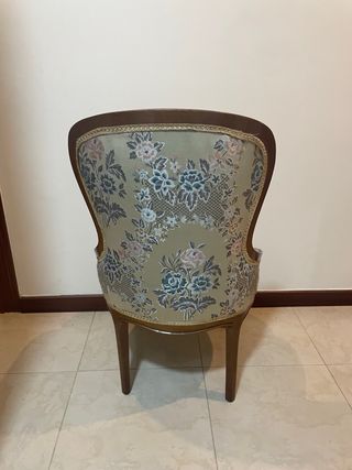 Butaca vintage floral