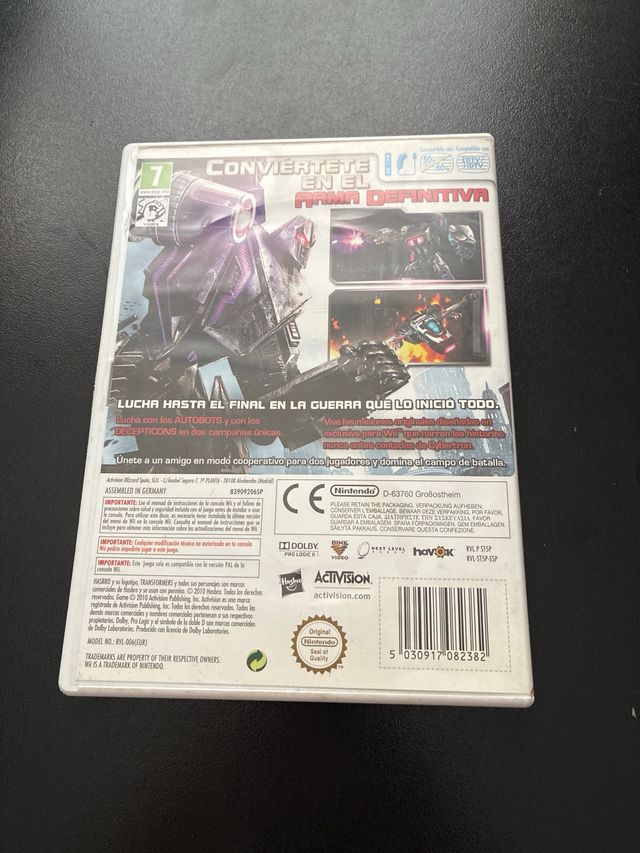Transformers Cybertron - Wii PAL nintendo