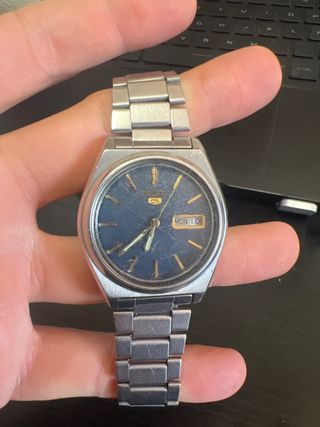 Reloj Seiko 5 automático azul