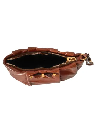 Clutch Prada marrón