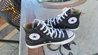 Converse All Star Hi - Pelle Nere