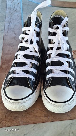 Converse All Star Hi - Pelle Nere