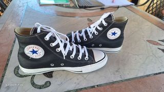 Converse All Star Hi - Pelle Nere